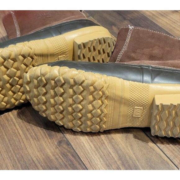 Red Head Boots Womens 6 Brown Leather Waterproof Insulated Rubber Duck Ankle - Picture 6 of 8